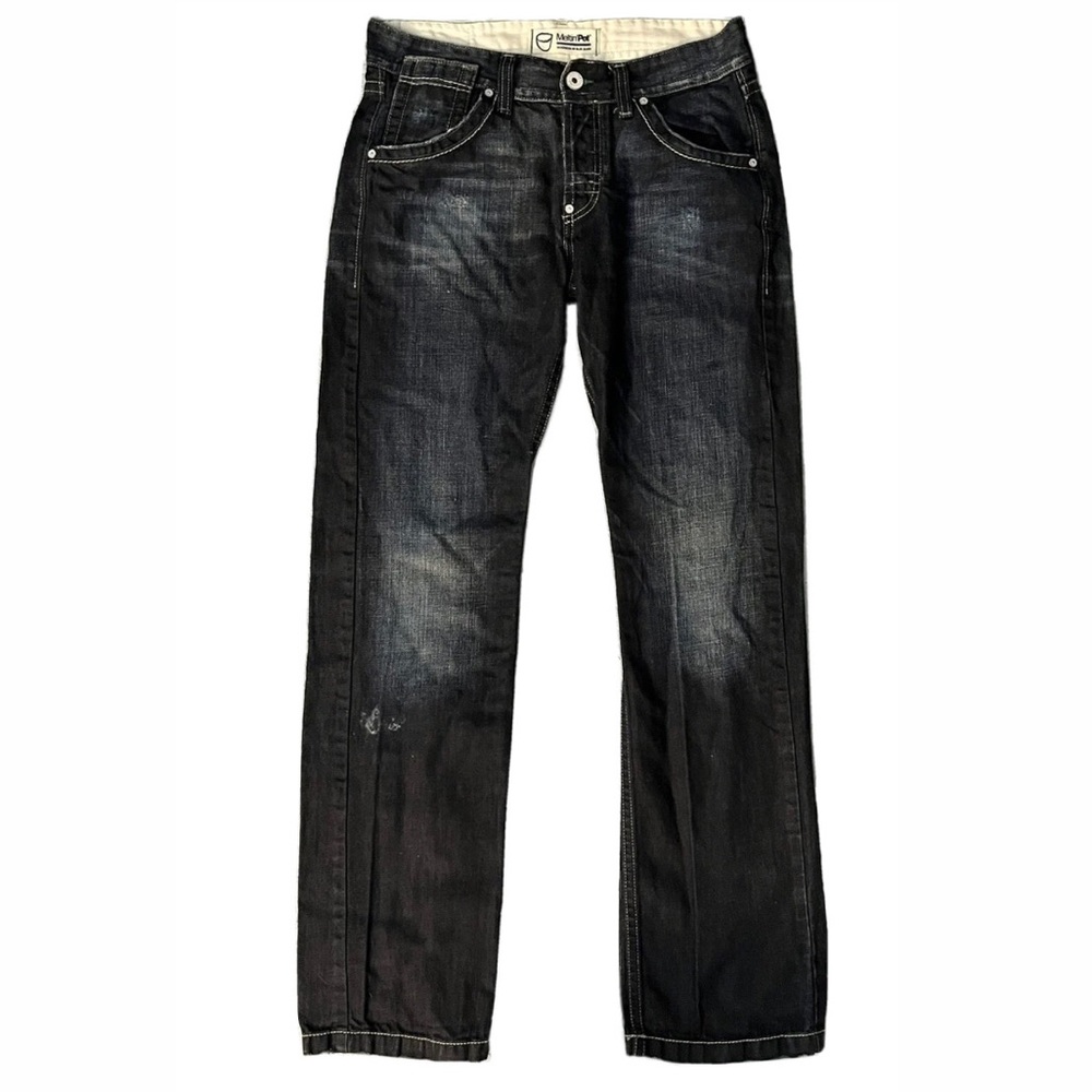 Meltin’ Pot Dark Blue Jeans Mens Size 33”